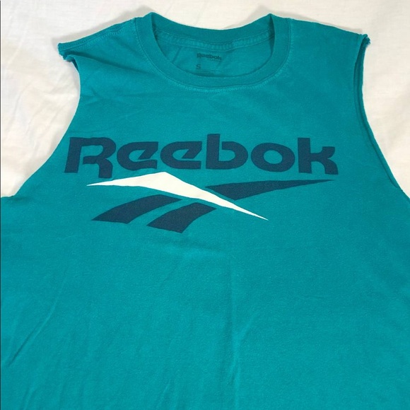 Reebok Logo Cut Off Tank Top - Picture 2 of 5